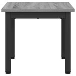 vidaXL Table basse Gris Sonoma 40 x 40 x 36 cm Bois d'ingénierie