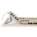 vidaXL Sommiers à lattes sans matelas 2 Pièces avec 28 lattes 70x200 cm