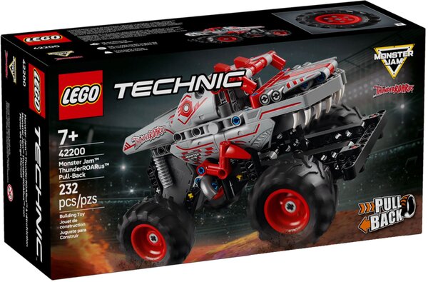 LEGO Technic - Monster Jam ThunderROARus à rétrofriction - 42200 : un véhicule dinosaure pour les fans de Monster Jam