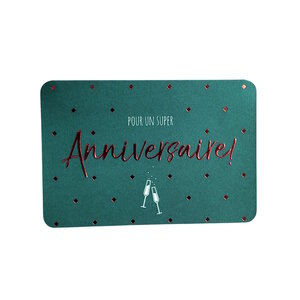 Carte De Voeux - Anniversaire - Pour Un Super Anniversaire !