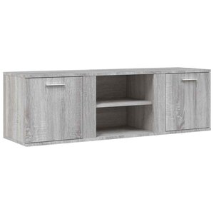 vidaXL Meuble TV sonoma gris 120x34x37 cm bois d'ingénierie