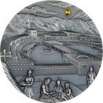 Pièce de monnaie en Argent 10 Dollars g 62.2 (2 oz) Millésime 2024 Equinox and Solstice SUN DAGGER