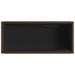 vidaXL Jardinières avec étagère 2 Pièces brun 70x28x70 cm résine tressée