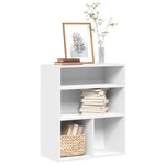 vidaXL Bibliothèque blanc 60x30x71 5 cm bois d'ingénierie
