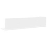 vidaXL Étagères murales 2 Pièces blanc 75x16 5x16 5 cm bois d'ingénierie