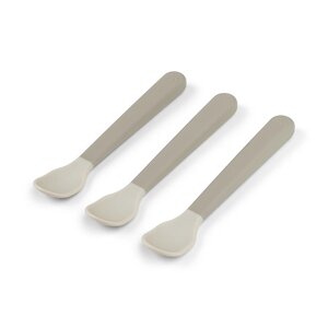 Done by Deer 1146519 - Cuillère pour bébé Foodie easy-grip 3-pack - Sand