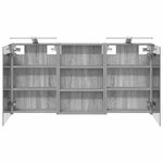 vidaXL Ensemble de Meubles de Salle de Bain 3 Pièces 120 x 10 5 x 60 5 cm