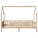 vidaXL Cadre de lit d'enfants forme de maison sans matelas pin