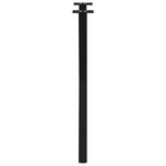 vidaXL Pieds de table à manger en forme de X  2 pièces  noir  57 x (72-73) cm  acier