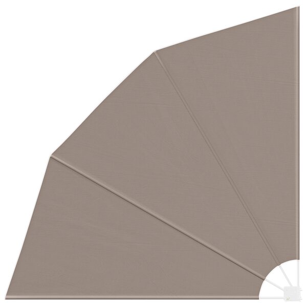 vidaXL Écran de confidentialité pour balcon Taupe 210 x 210 cm tissu