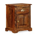vidaXL Table de chevet Bois massif 40x30x50 cm