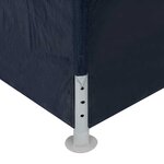 vidaXL Tente de réception 3 x 6 m Bleu
