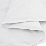 vidaXL Duvet d'été simple Blanc 155 x 200 cm Plume