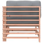 vidaXL Canapés d'angle avec coussins 2 Pièces bois massif douglas