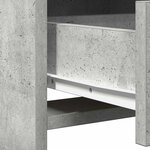 vidaXL Haut Armoire Gris béton 40 x 41 x 135 cm Bois d'ingénierie