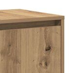 vidaXL Buffet Chêne artisanal 135 x 41 x 75 cm Bois d'ingénierie