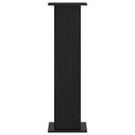 vidaXL Support de Plante 2 pc Noir 30 5 x 30 x 100 5 cm