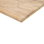 vidaXL Dessus de table rectangulaire 80x50x4 cm bois massif d'acacia