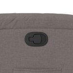 vidaXL Fauteuil inclinable Taupe Tissu