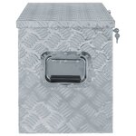 vidaXL Boîte en aluminium 90 5 x 35 x 40 cm Argenté