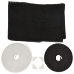 vidaXL Moustiquaire magnétique pour fenêtres blanc 100x120 cm