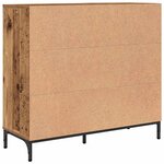 vidaXL Buffet Bois ancien 89 5 x 33 x 82 cm Bois d'ingénierie