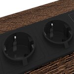 vidaXL Cabinet de chevet 2 Pièces Chêne brun 41 x 31 x 51 cm