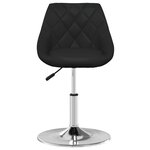 vidaXL Chaises à manger lot de 6 noir similicuir