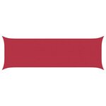 vidaXL Voile d'ombre Rouge 6 x 2 m 100   polyester Oxford