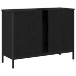 vidaXL Meuble sous-vasque de salle de bain Chêne noir 80 x 30 x 60 cm