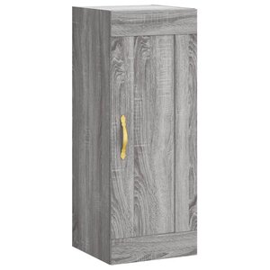 vidaXL Armoire murale sonoma gris 34 5x34x90 cm bois d'ingénierie