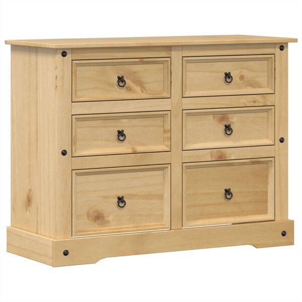 vidaXL Commode Corona 120x48x91 cm bois massif de pin