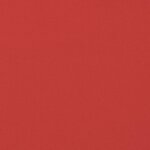 vidaXL Coussins de chaise à dossier haut lot de 6 rouge tissu oxford