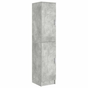vidaXL Haut Armoire Gris béton 35 x 39 x 168 cm