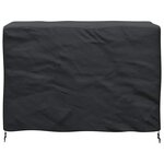 vidaXL Housse pour mobilier d'extérieur Noir 140 x 70 x 90 cm 420D