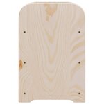 vidaXL Casier à vin avec panneau supérieur 33x25x37 cm bois pin massif