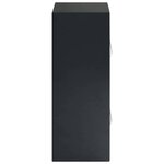vidaXL Coffre-fort numérique Gris foncé 35x31x80 cm Acier
