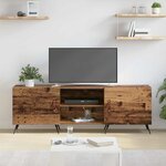 vidaXL Meuble TV Bois ancien 150 x 30 x 50 cm Bois d'ingénierie