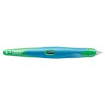Stylo plume - EASYbirdy - Stylo ergonomique rechargeable - Bleu/vert - Gaucher STABILO