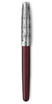 PARKER Sonnet Premium  Stylo plume  Métal et Laque Rouge  Plume moyenne 18k  Coffret cadeau