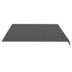 vidaXL Tissu de remplacement pour auvent Anthracite 4 5x3 5 m