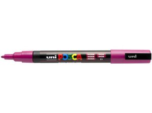 Marqueur à pigment pc-3m  fuchsia x 12 POSCA