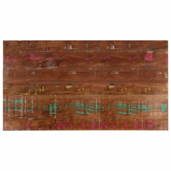 vidaXL Dessus de table 120x70x2 5cm rectangulaire bois massif récupéré