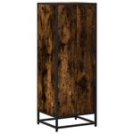 vidaXL Bibliothèque chêne fumé 40x35x107 5 cm bois d'ingénierie