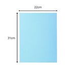 Paquet de 30 sous-chemises SUPER 60 - 22x31cm - Couleurs assorties EXACOMPTA