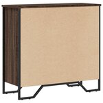 vidaXL Bibliothèque chêne marron 80x31x74 5 cm bois d'ingénierie