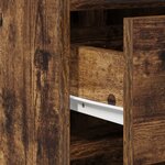 Buffet vidaXL Chêne Fumé 40x41x75 cm Bois Ingénierie