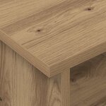 vidaXL Meuble TV Chêne artisanal 100 x 35 x 35 cm Bois d'ingénierie