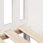 vidaXL Cadre de lit d'enfants forme de maison 80x160cm bois pin massif