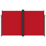 vidaXL Auvent latéral rétractable Rouge 200x1200 cm